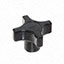KNOB 4 ARM M6 X 1 PHENOLIC